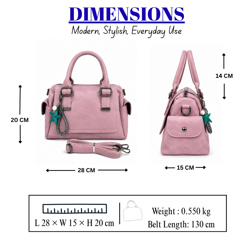 Premium Women's Fashion Handbag | Stylish PU Leather Shoulder-AK 8894-40