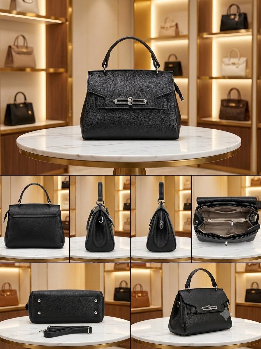Simple Designer Women Shoulder Bags  Large Capacity Luxury Leather Fashion Handbags With Top Handle  AKP 355-1-36