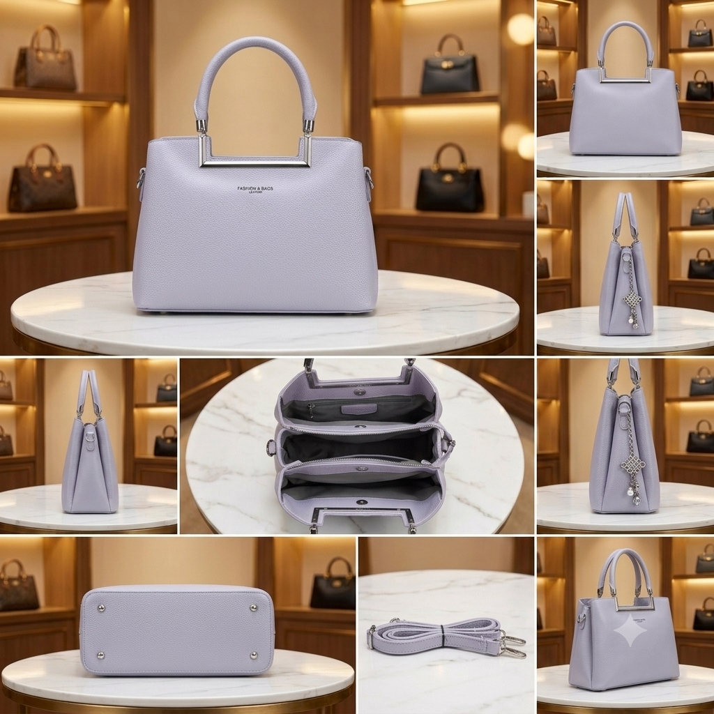 Women's Fashion Top Handle Bag // Ladies Purse- AKP-366-1-45