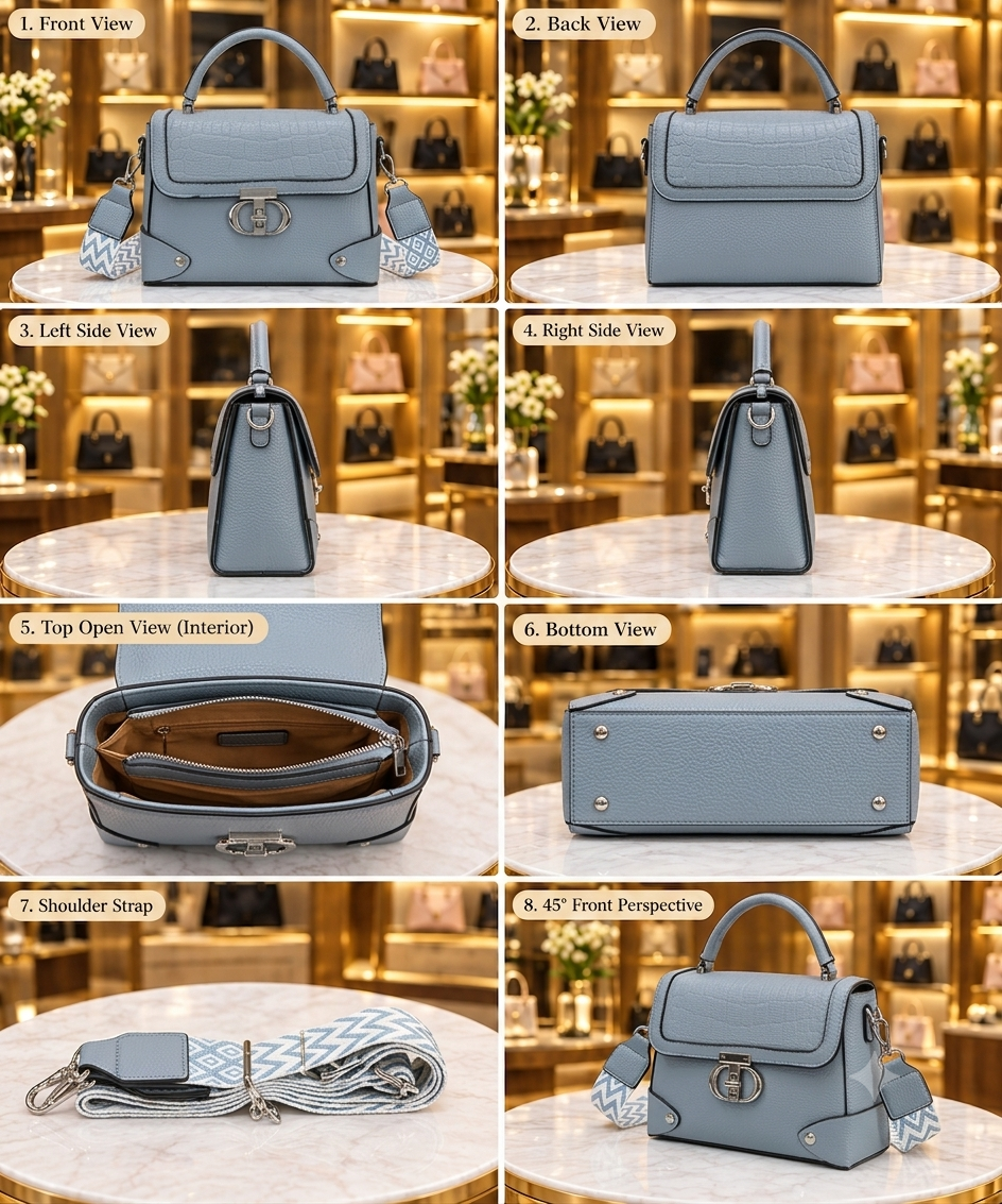 Women's Sophisticated Carry Handbag // Ladies Purse AKP-511-1-33