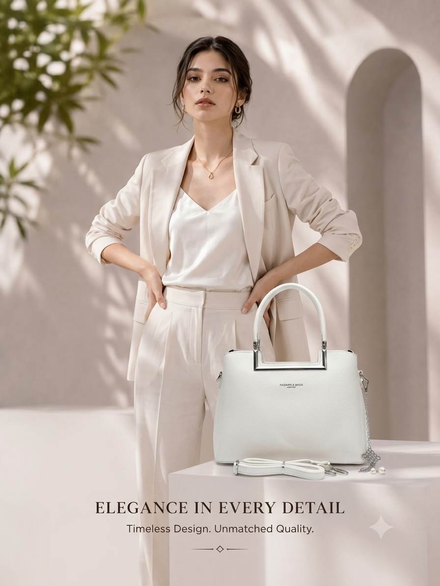 Women's Fashion Top Handle Bag // Ladies Purse- AKP-366-1-45