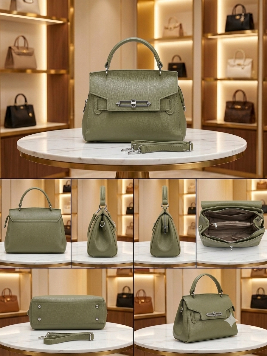 Simple Designer Women Shoulder Bags  Large Capacity Luxury Leather Fashion Handbags With Top Handle  AKP 355-1-36