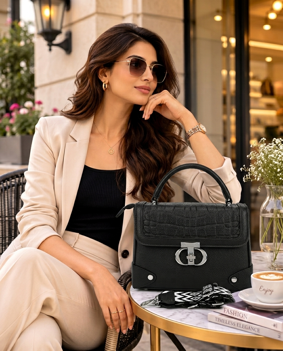 Women's Sophisticated Carry Handbag // Ladies Purse AKP-511-1-33