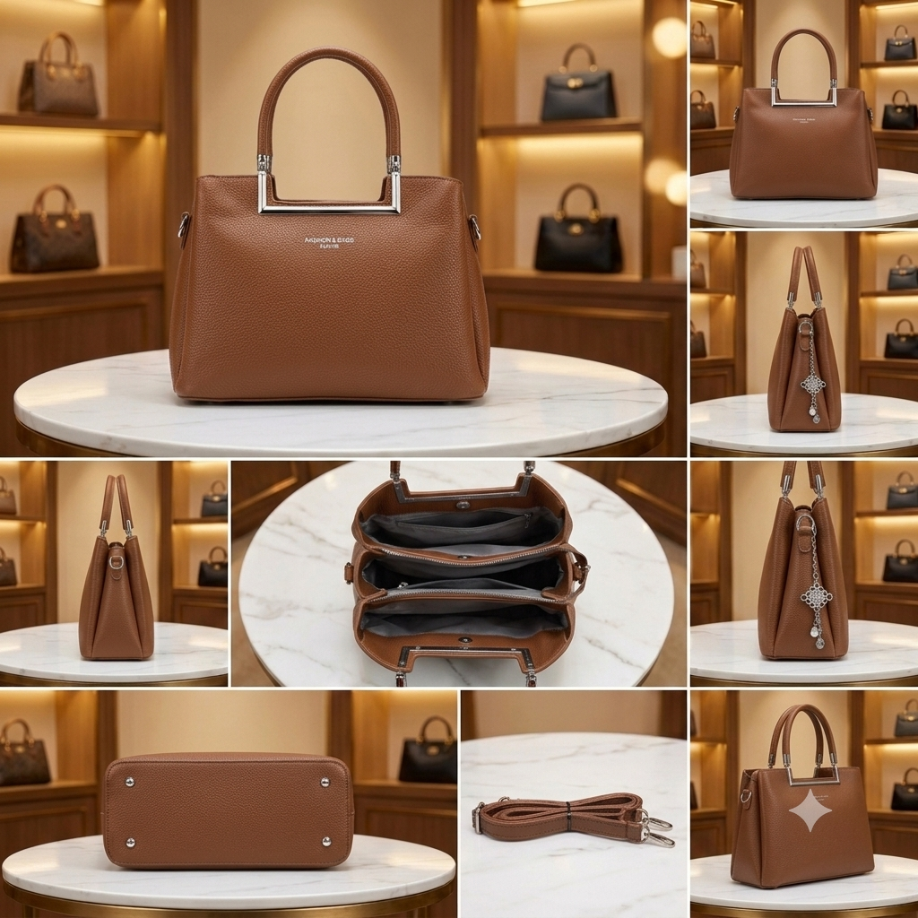 Women's Fashion Top Handle Bag // Ladies Purse- AKP-366-1-45