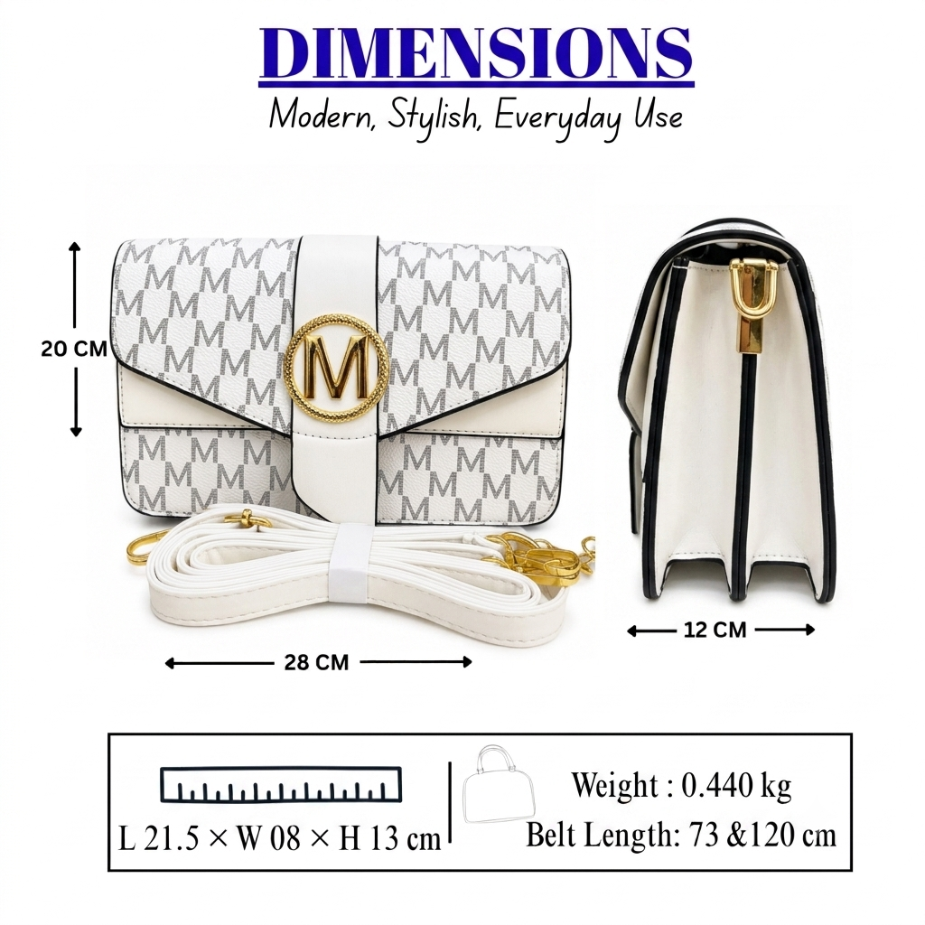 Mughal Women’s Designer Crossbody Sling Bag |with Adjustable Strap- AK 033-1-33