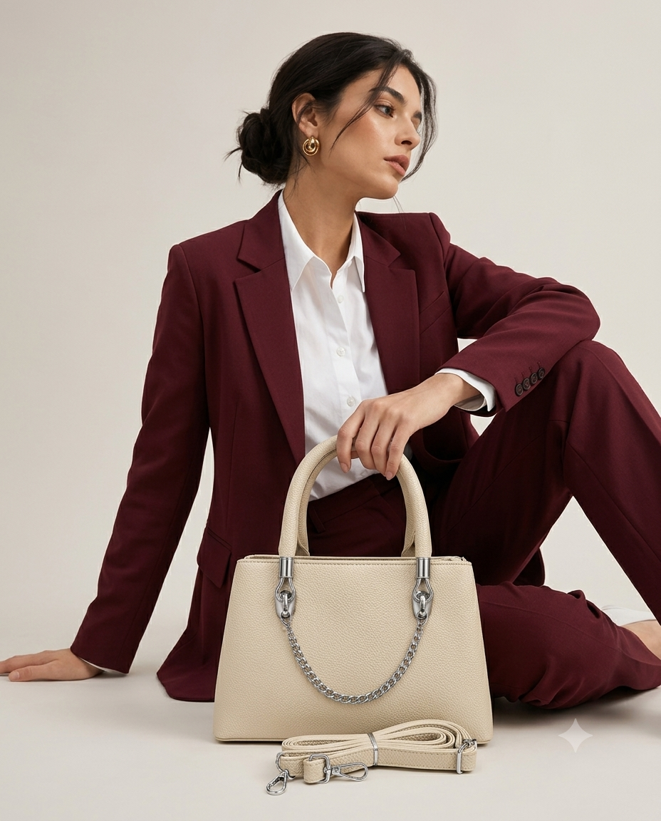 Women's Classic Tote & Satchel Bag // Ladies Purse AKP-555-2-39