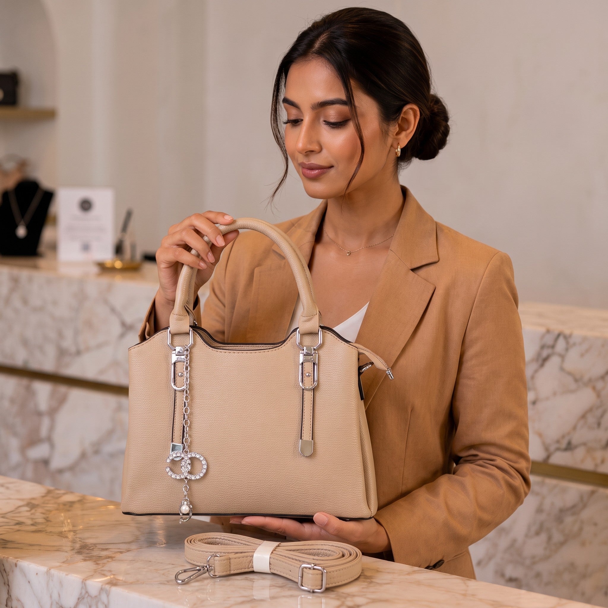 Chic Women's Structured Handbag // Ladies Purse –AK 22-1-41