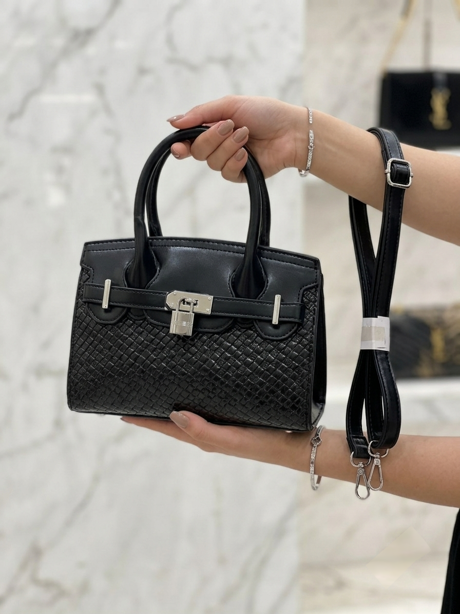 Women's Elegant Structured Satchel Handbag // LADIES PURSE – AK 222-2-35