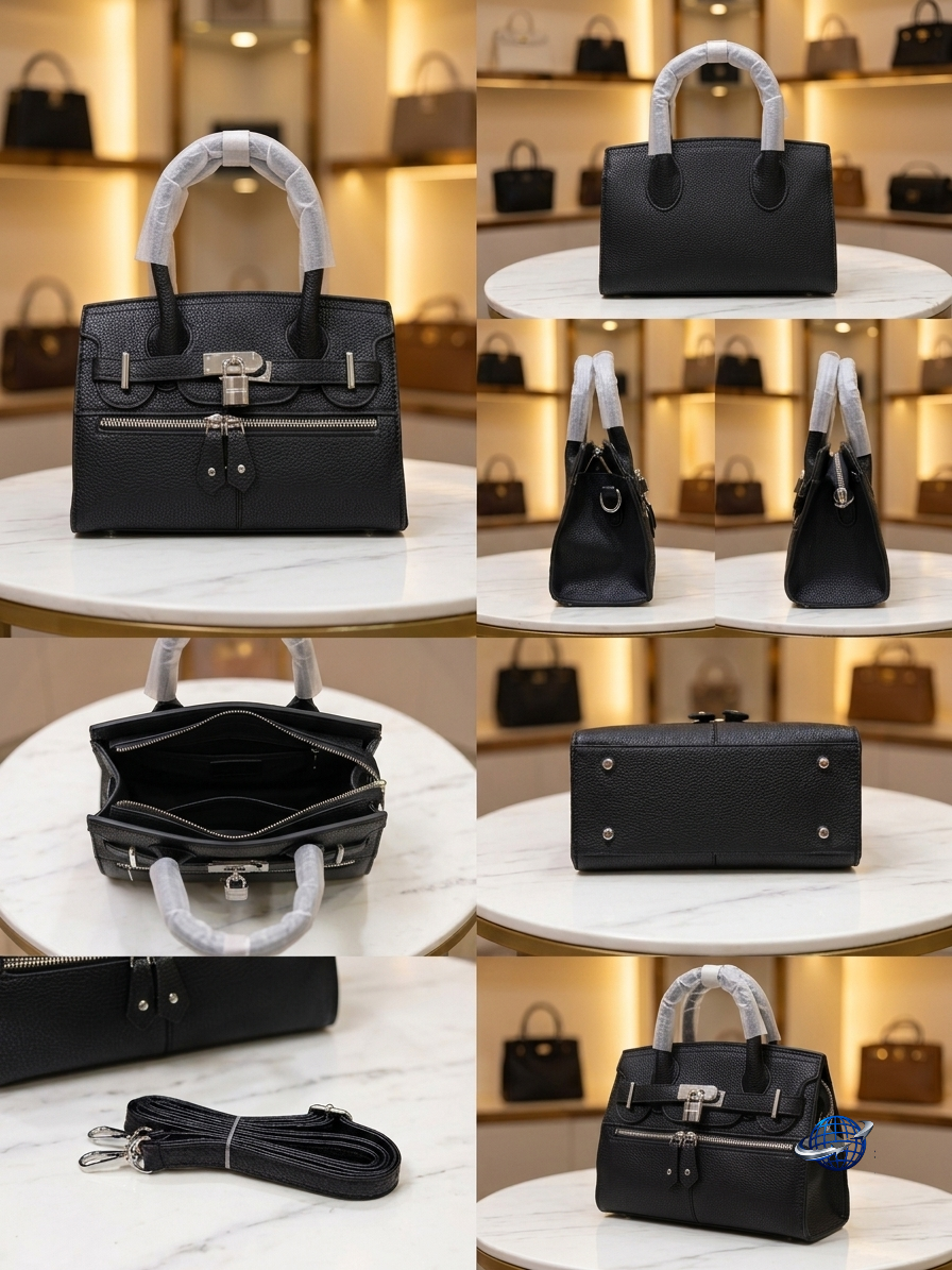 Women's Premium Top Handle Satchel Bag // Ladies Purse-AK222-1-33