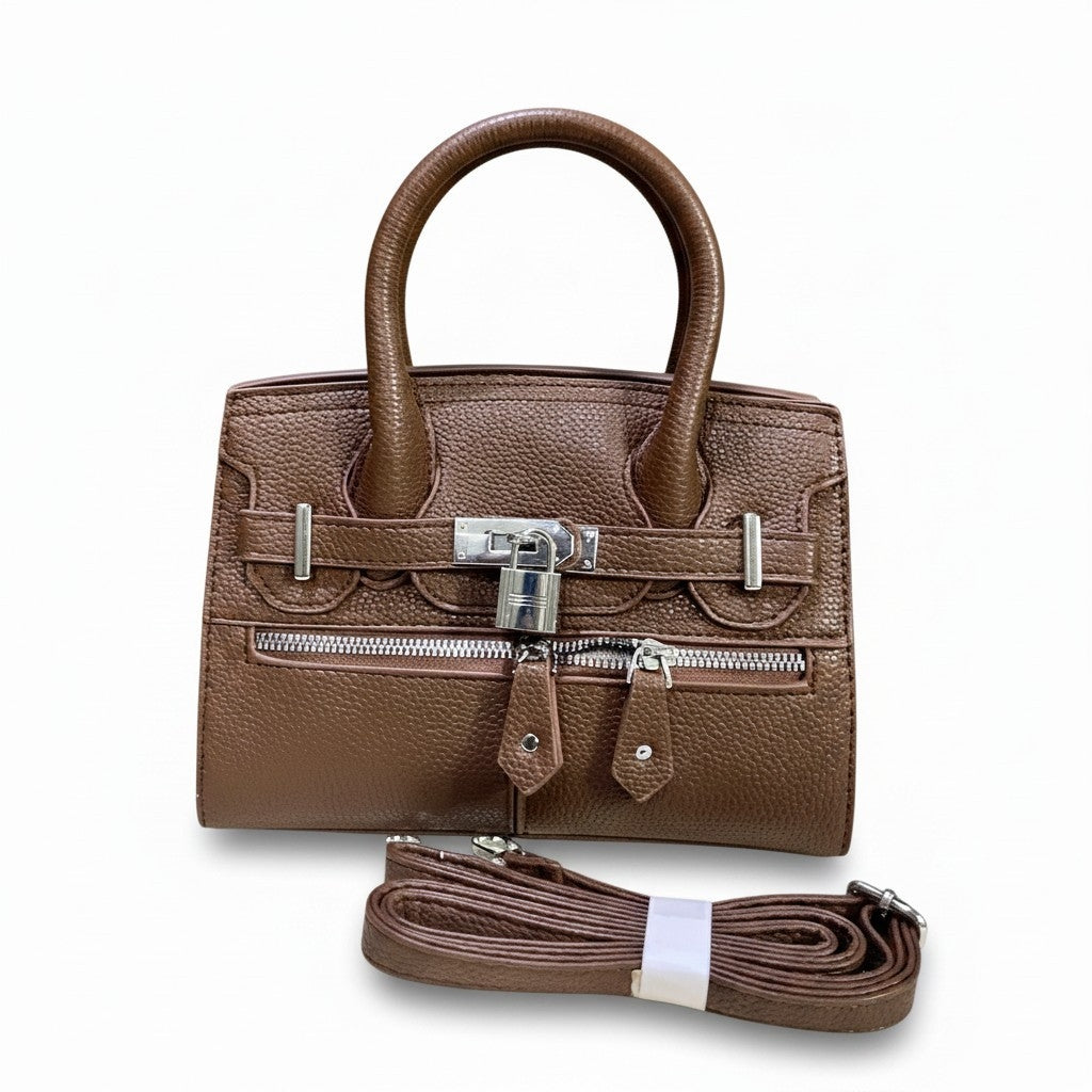 Women's Premium Top Handle Satchel Bag // Ladies Purse-AK222-1-33