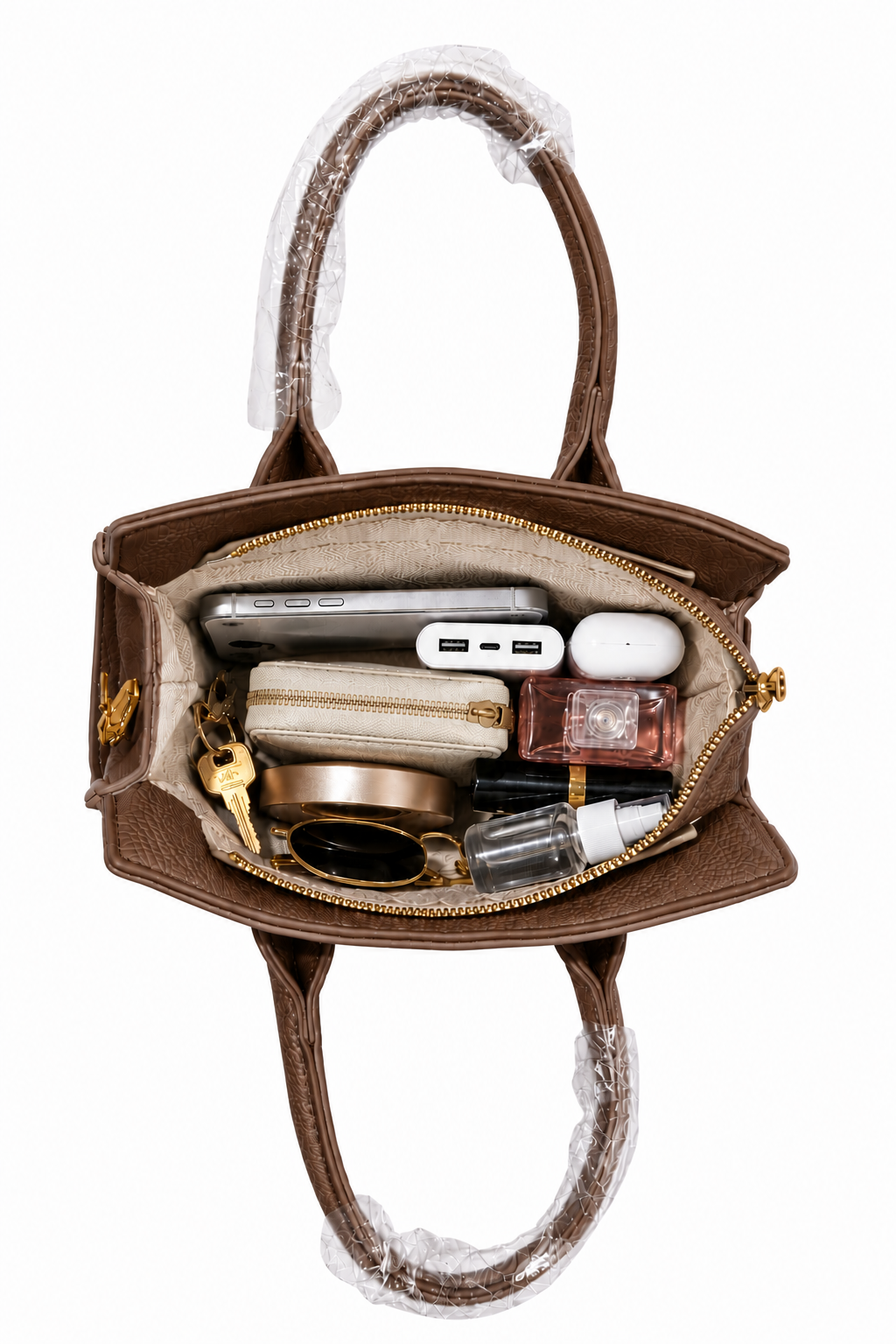 Women's Premium Top Handle Satchel Bag // Ladies Purse-AK222-1-33