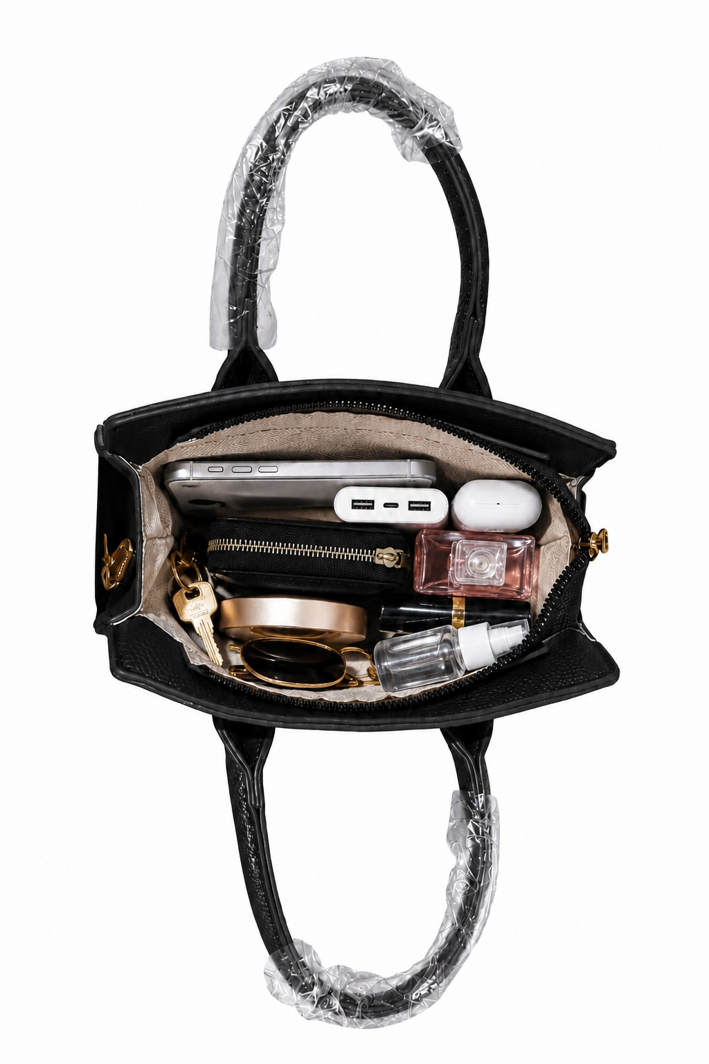 Women's Premium Top Handle Satchel Bag // Ladies Purse-AK222-1-33