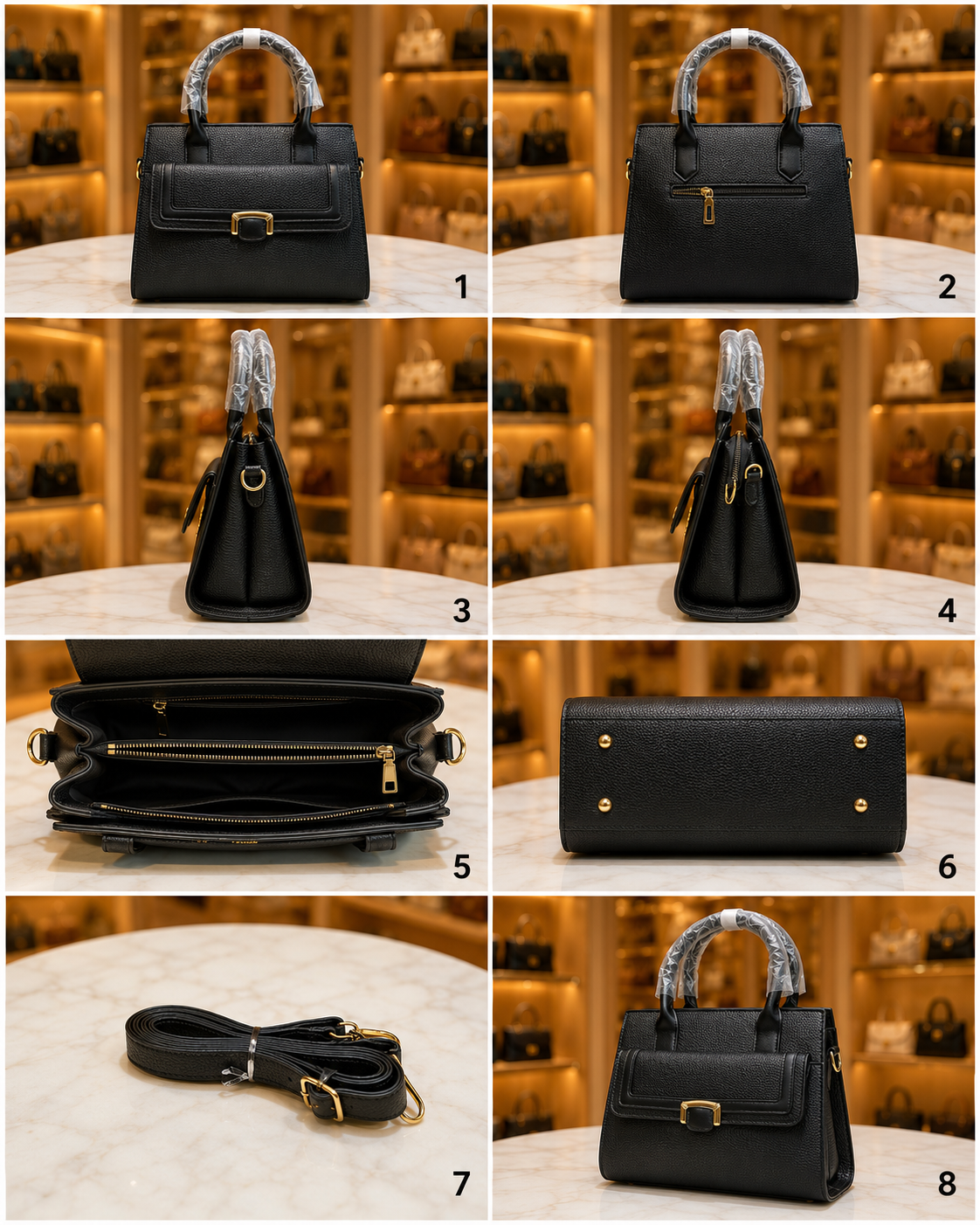 Women's Luxury Textured PU Leather Handbag//LADIES PURSE-AK771-2-41