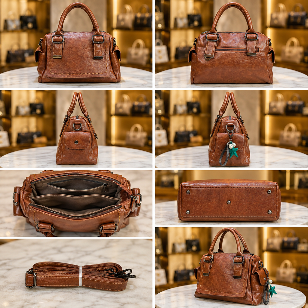 Premium Women's Fashion Handbag | Stylish PU Leather Shoulder-AK 8894-40