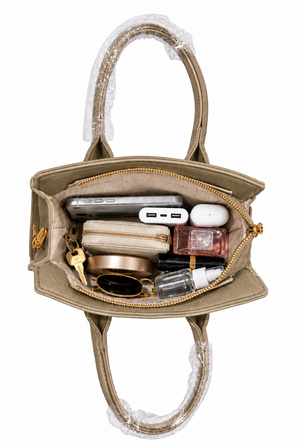 Women's Elegant Structured Satchel Handbag // LADIES PURSE – AK 222-2-35