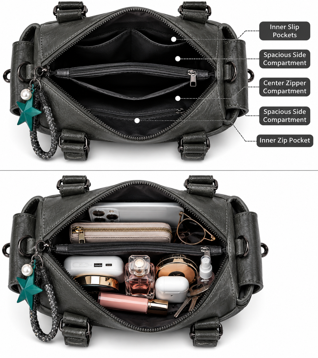 Premium Women's Fashion Handbag | Stylish PU Leather Shoulder-AK 8894-40