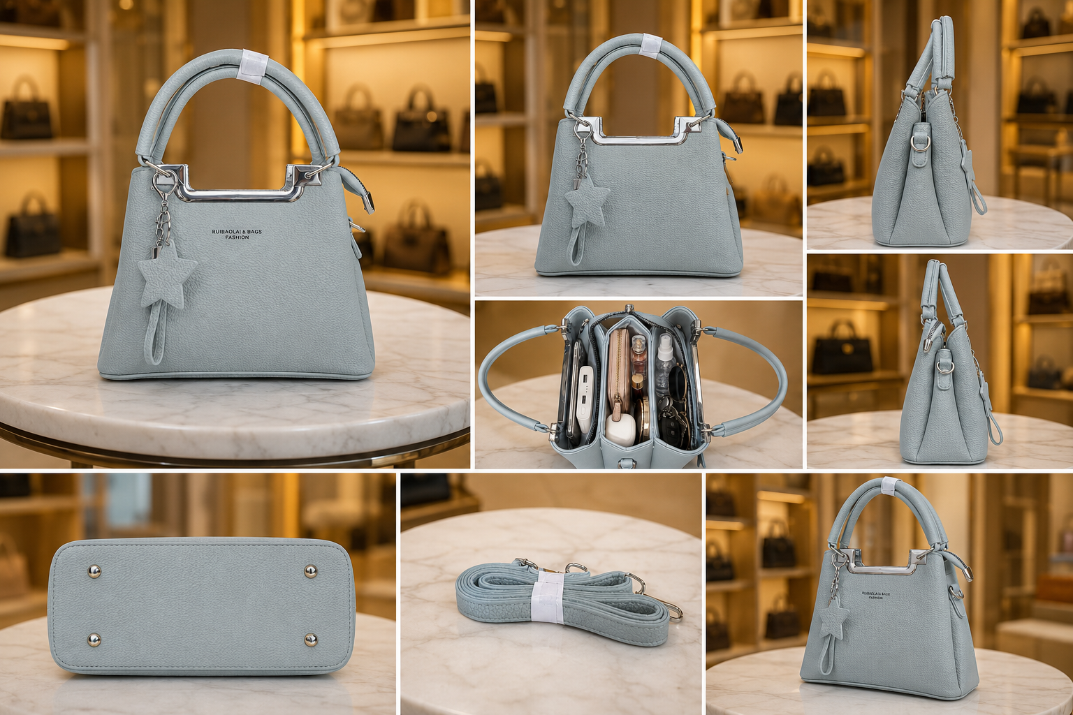 Women's Chic Structured Tote & Satchel Bag // Ladies Purse –AK 222-3-42