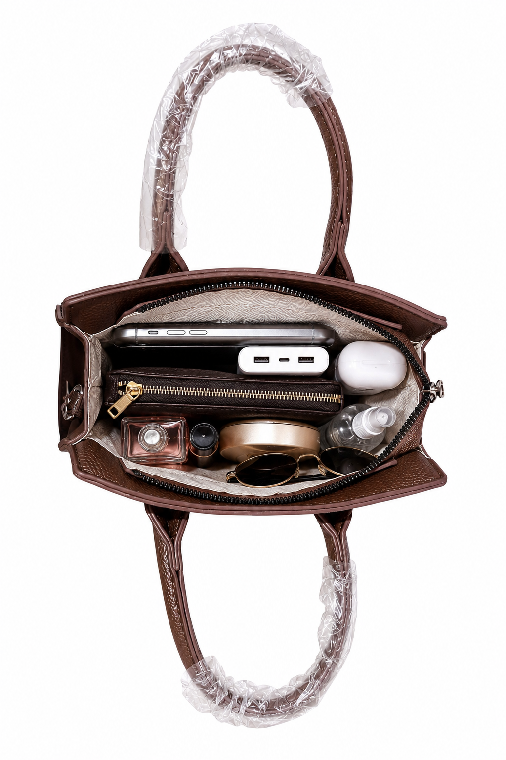Women's Premium Top Handle Satchel Bag // Ladies Purse-AK222-1-33