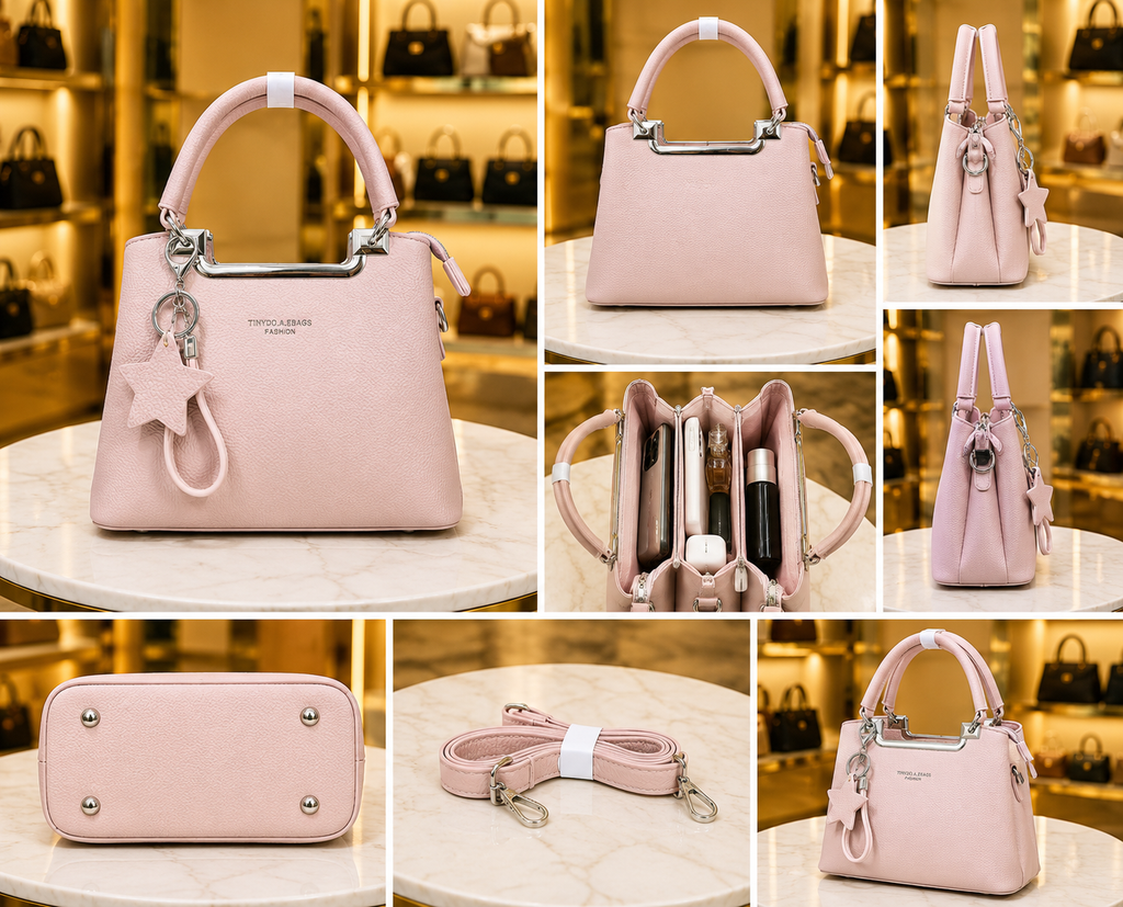 Women's Chic Structured Tote & Satchel Bag // Ladies Purse –AK 222-3-42