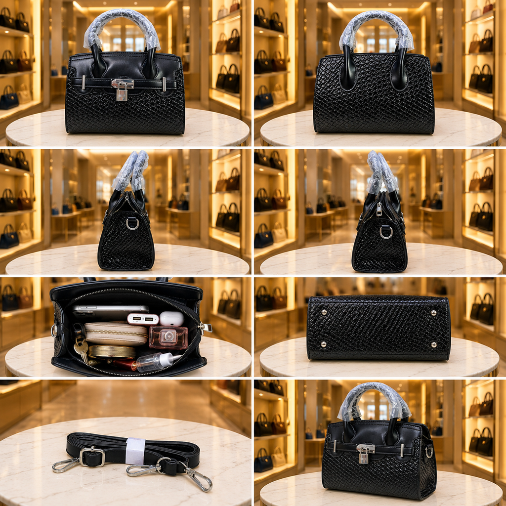 Women's Elegant Structured Satchel Handbag // LADIES PURSE – AK 222-2-35