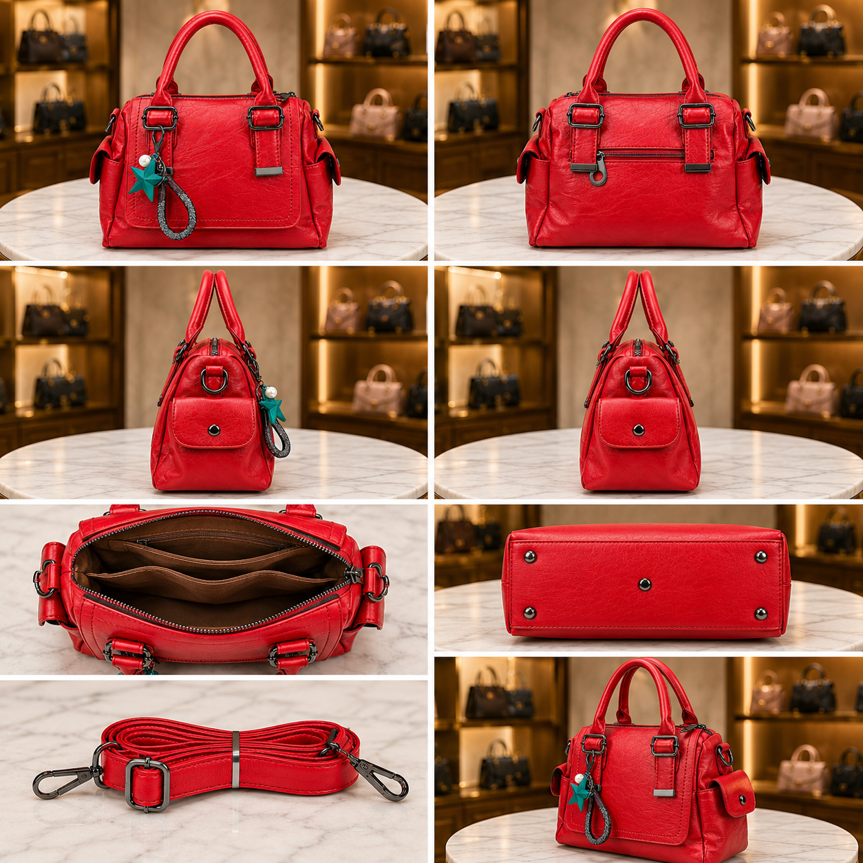Premium Women's Fashion Handbag | Stylish PU Leather Shoulder-AK 8894-40
