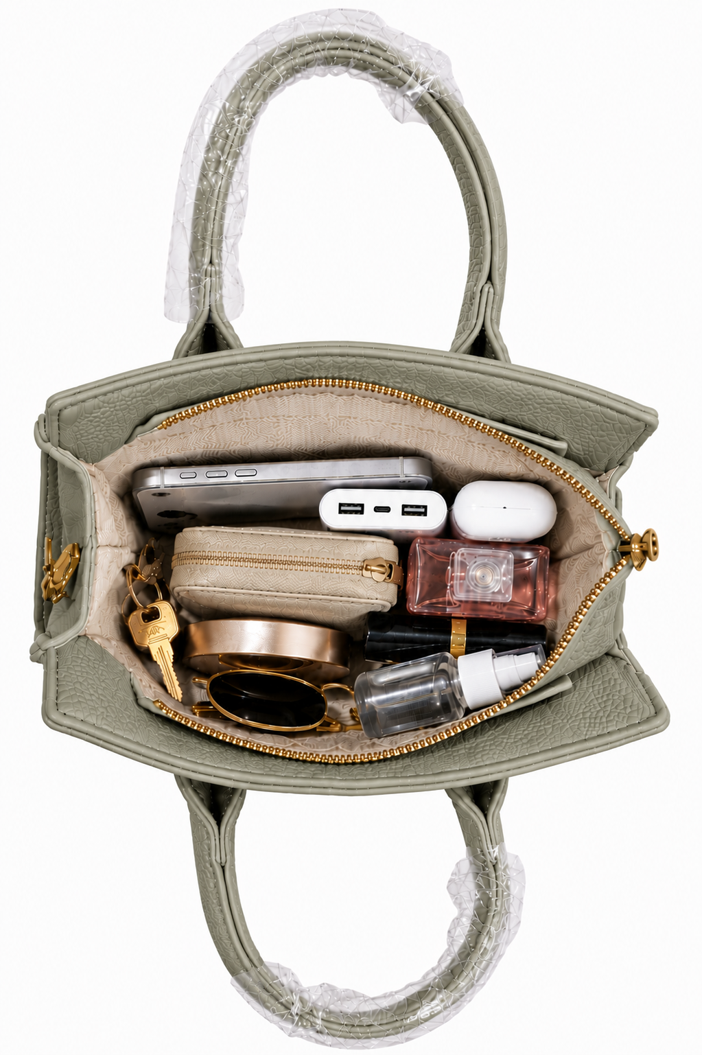 Women's Elegant Structured Satchel Handbag // LADIES PURSE – AK 222-2-35