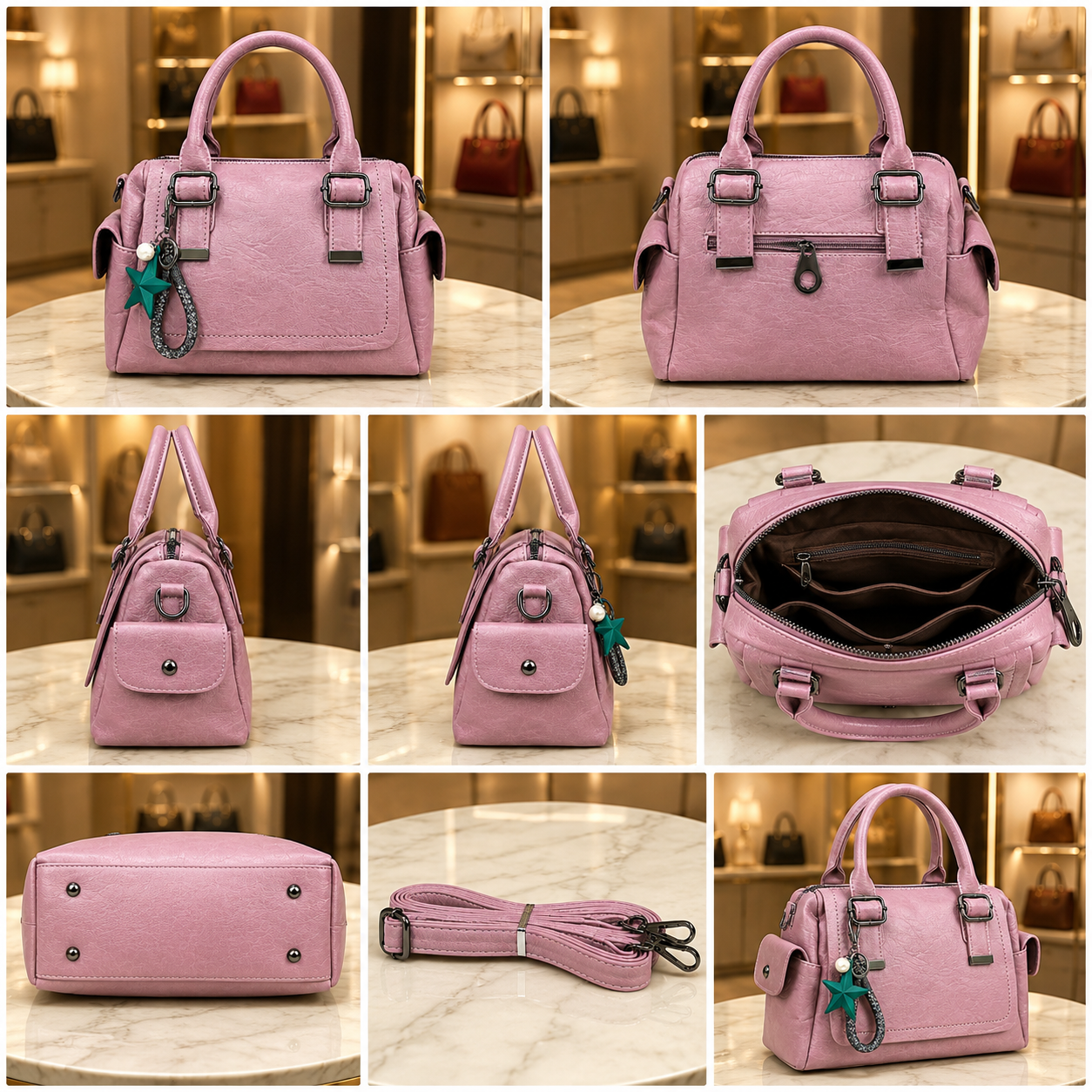 Premium Women's Fashion Handbag | Stylish PU Leather Shoulder-AK 8894-40