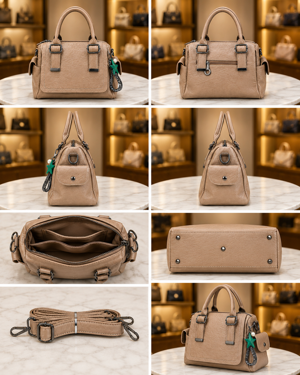 Premium Women's Fashion Handbag | Stylish PU Leather Shoulder-AK 8894-40