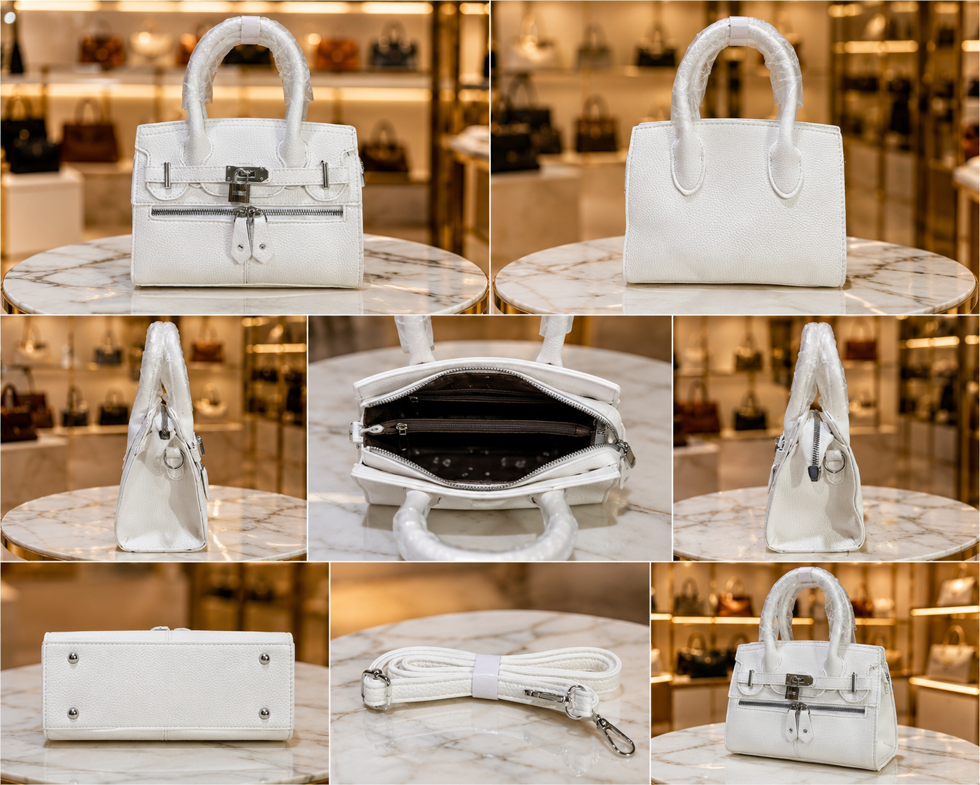 Women's Premium Top Handle Satchel Bag // Ladies Purse-AK222-1-33