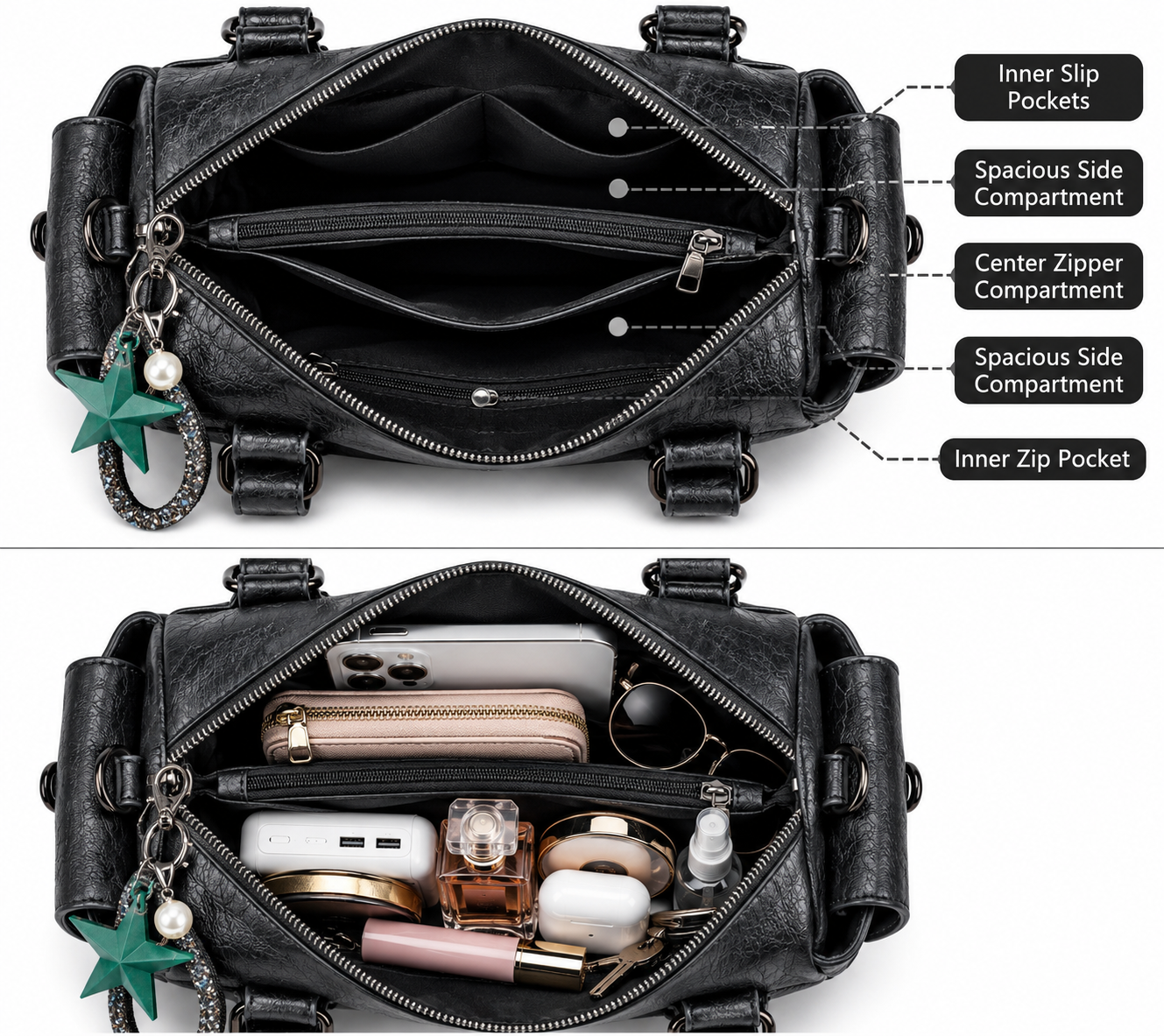 Premium Women's Fashion Handbag | Stylish PU Leather Shoulder-AK 8894-40