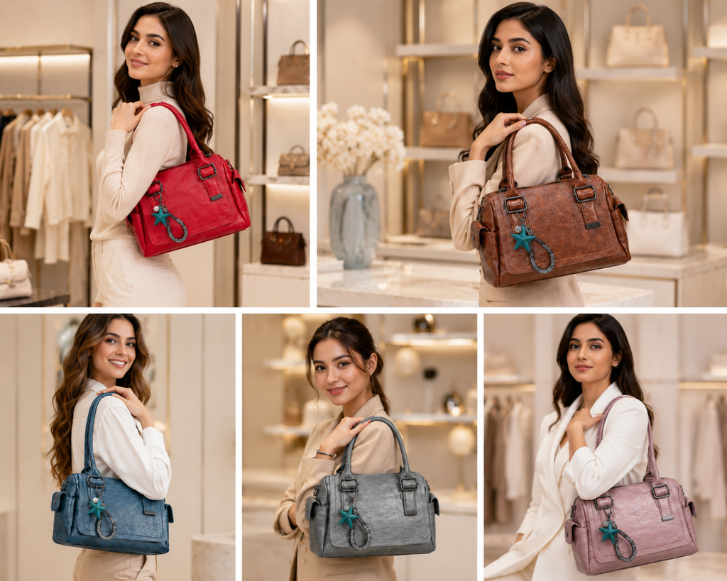 Premium Women's Fashion Handbag | Stylish PU Leather Shoulder & Tote Bag