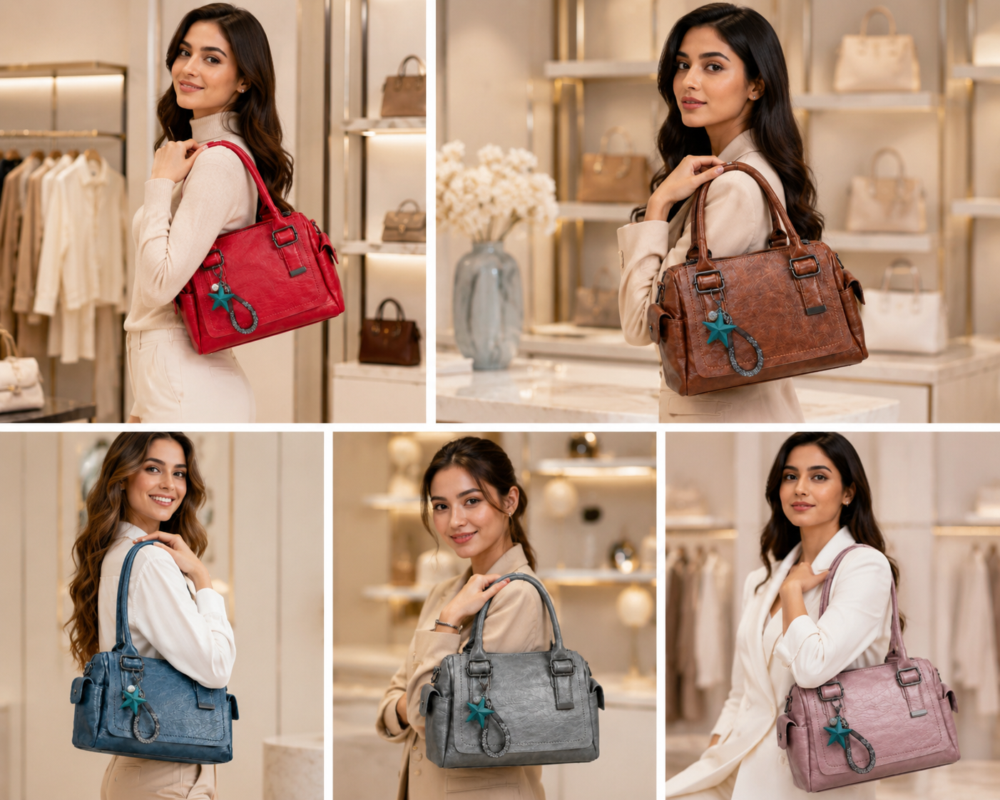 Premium Women's Fashion Handbag | Stylish PU Leather Shoulder & Tote Bag